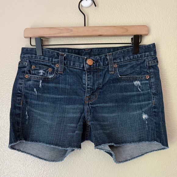 J CREW Cut Off Jean Shorts - Picture 1 of 4
